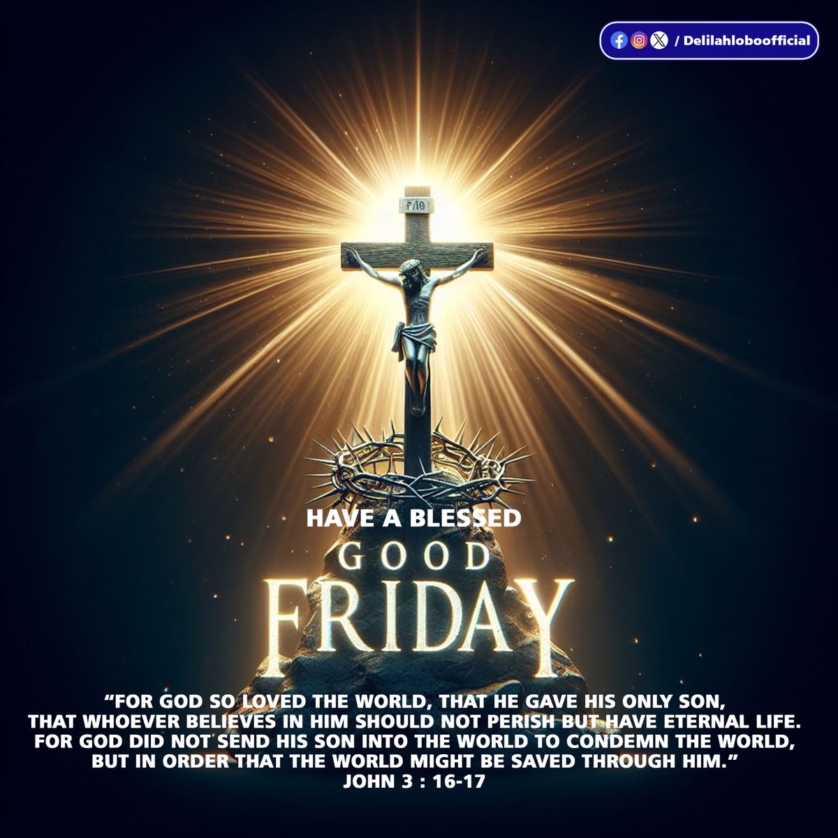 Today, as we commemorate Good Friday, may we find solace in the sacrifice of Jesus Christ and draw strength from His unwavering love. May His blessings fill your heart with peace and hope. Wishing you a blessed and reflective Good Friday. 🙏 #GoodFriday #ReflectAndRenew