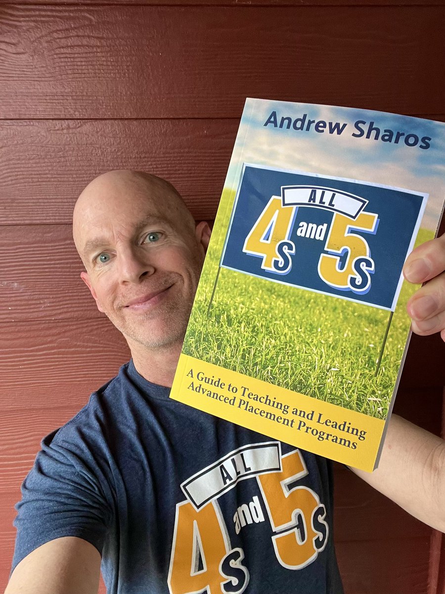 Dave Burgess (@burgessdave) on Twitter photo Do you teach AP?
Do you have advanced placement programs at your site?
#All4sand5s by <a href="/AndrewSharosAP/">Andrew Sharos</a> is the ultimate guide for running a successful program!
a.co/d/j5HjJeL
<a href="/All4sand5s/">All 4s and 5s</a> #dbcincbooks #tlap #leadlap #APTeach Do you teach AP?
Do you have advanced placement programs at your site?
#All4sand5s by <a href="/AndrewSharosAP/">Andrew Sharos</a> is the ultimate guide for running a successful program!
a.co/d/j5HjJeL
<a href="/All4sand5s/">All 4s and 5s</a> #dbcincbooks #tlap #leadlap #APTeach