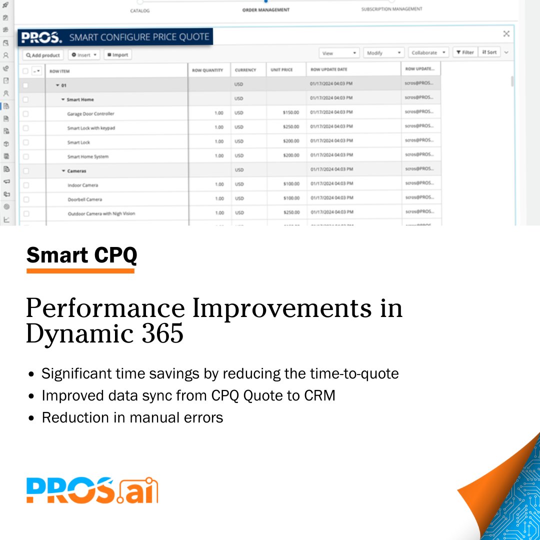 _hklug_'s tweet image. Exciting news! We&apos;ve enhanced the performance of our solution for Microsoft Dynamic 365. With our latest update, the syncing process for quotes is now 3 to 5 times faster and quotes are generated within seconds.

Learn more ➡️ ms.spr.ly/6012cvKjM

#SmartCPQ #PlatformRelease