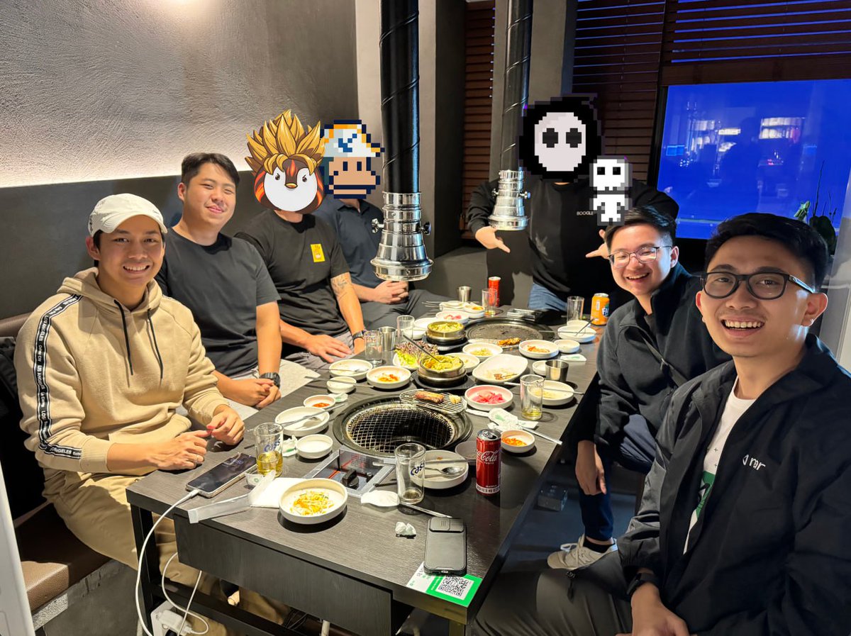 GM #NEAR from Seoul!

If you're wondering who they are, they're game changers in the Solana Ecosystem!

These three legends are incredibly humble; they don't act like "I am always right" and are open to sharing knowledge, this is the  attitude we need more in the space.

#NEAR
