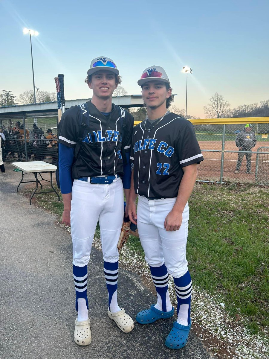 Congratulations @Jayden_Molands & @max_whisman34. Both hit homeruns in a 17-1 win over Jackson City. @krisevans30 got the win on the mound along with 7 strikeouts.