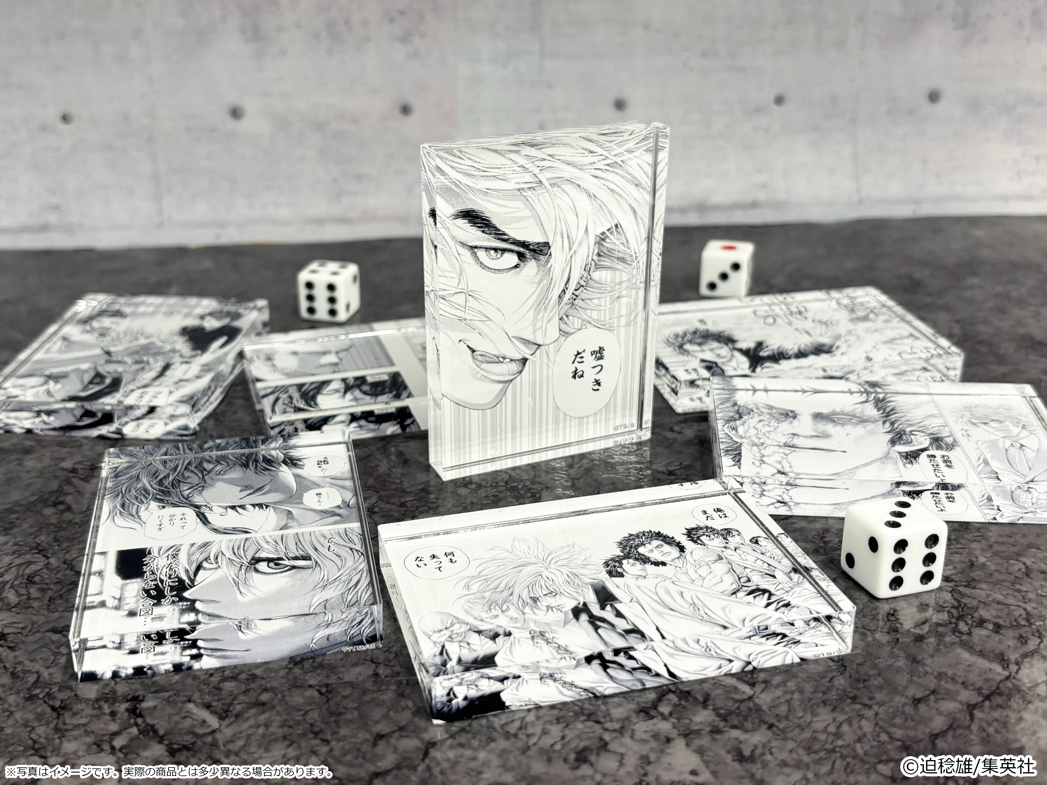 嘘喰い アクリルブロック コンプリートセット 嘘喰い アクリルブロック