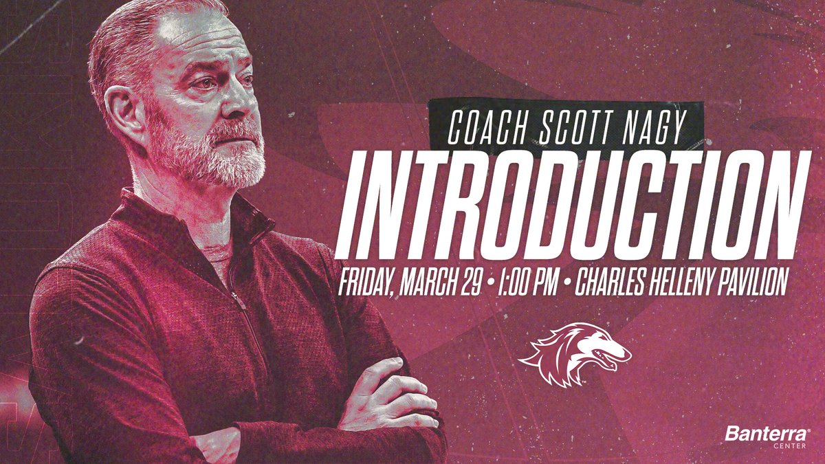 Time to meet coach Nagy! Can't make it to Banterra Center? You can tune in live at 1 p.m. Watch 👉 saluk.is/CoachNagyIntro… #Salukis