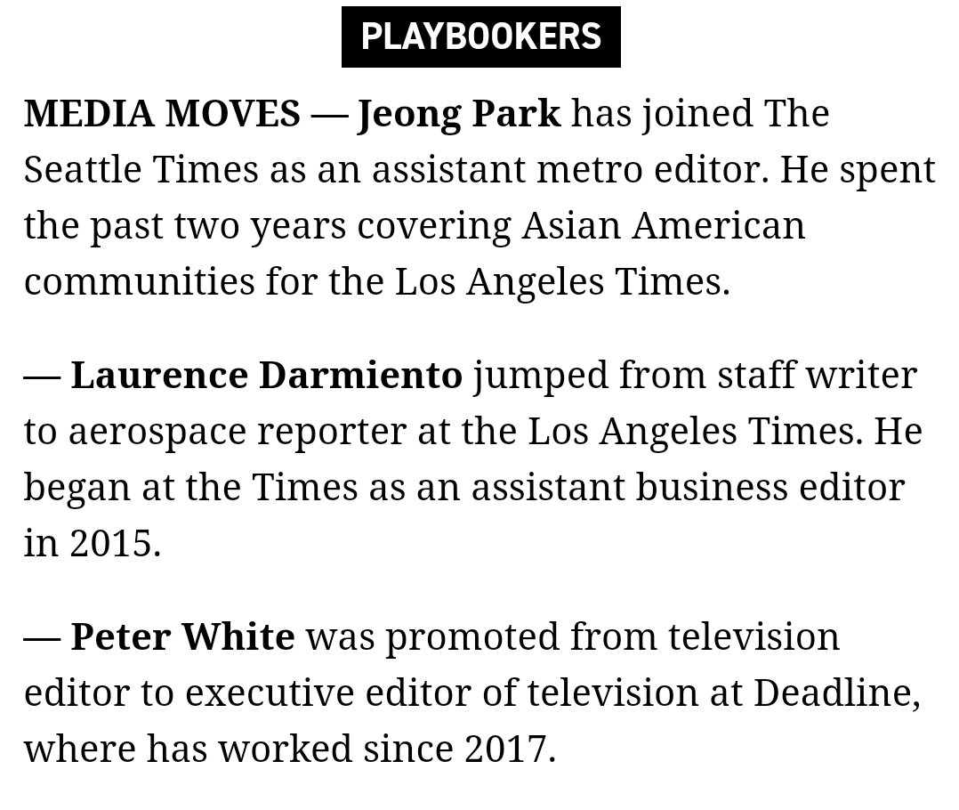 I don't know why I am in Politico California Playbook today, but hooray?! (Thanks @dustingardiner and @lara_korte!) politico.com/newsletters/ca…