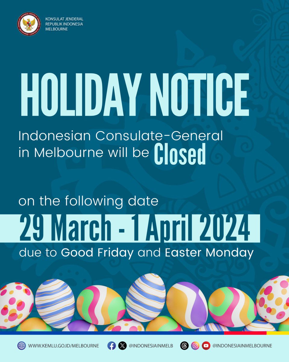 Holiday notice #sobatkjri