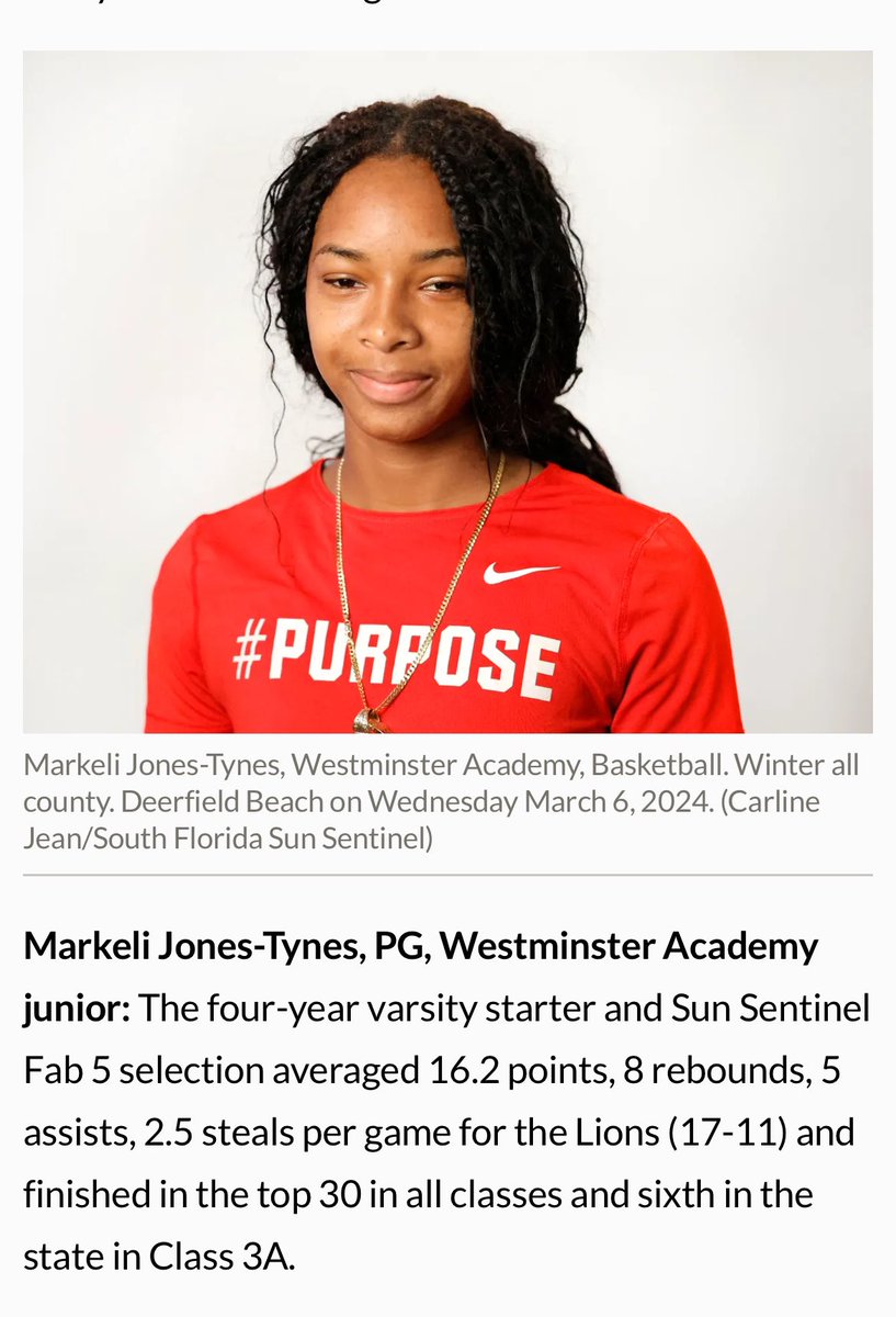 1st Team @SunSentinel All Broward… More to come… @WALadyLionBball @FGBvsEveryone
