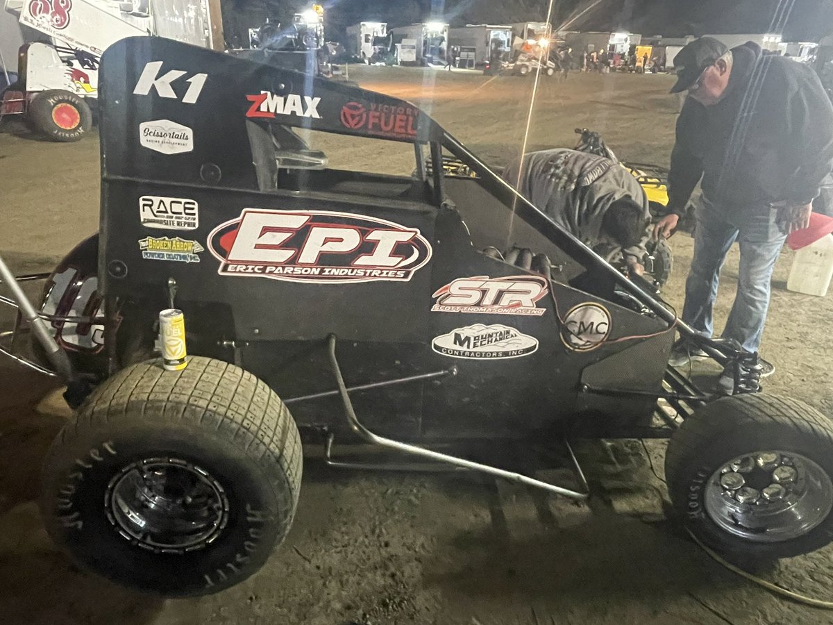 Lane Goodman (#10J) earns the <a href="/Drink_Victory/">Victory Fuel</a> High Point Qualifier Award and will start in pole position for the <a href="/POWRi_Racing/">POWRi Racing</a> National and <a href="/POWRi_WEST/">POWRi West Racing</a> Midget Leagues feature event at Creek County Speedway in the Turnpike Challenge.