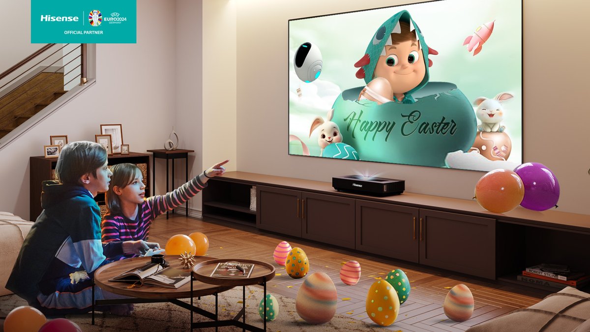 🎉 Exciting news! Hisense and Easter have joined forces to bring you the ultimate celebration experience! 🐰🌸 With high-quality products and festive spirit, get ready to make this Easter unforgettable🎊 #Hisense #Easter #Innovation