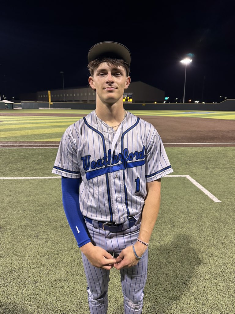 Final Weatherford 1 LD Bell 0 POG Colton McClure 7.0 ip, 0ER, 11k