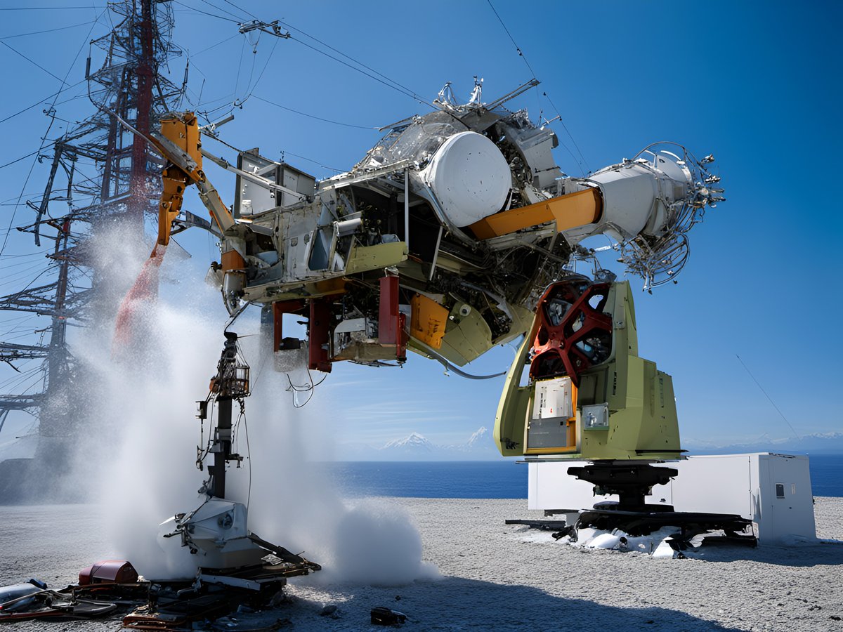 FakeMachines's tweet image. The Machines Enjoy a Refreshing Snow Cone Break at the Summit #aiart #roboticart #steampunk