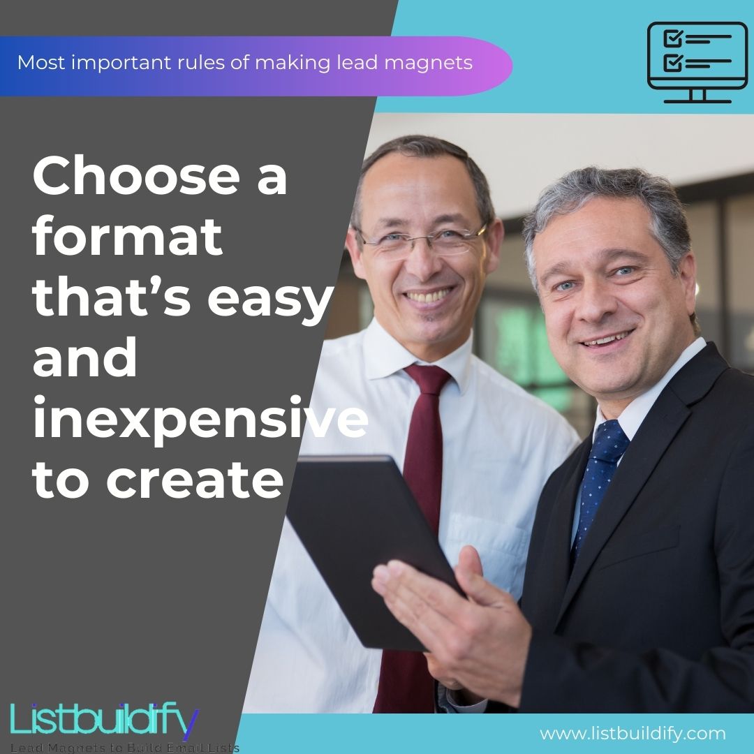 LBuildify's tweet image. Opting for a simple and cost-effective format ensures you can churn out high-quality lead magnets without breaking the bank. #LeadMagnetMagic #EmailListBuilding #ListBuildingTips #EngageAndConvert #TurbochargeYourEfforts #CostEffectiveContent #DigitalSuccess #MarketingTips