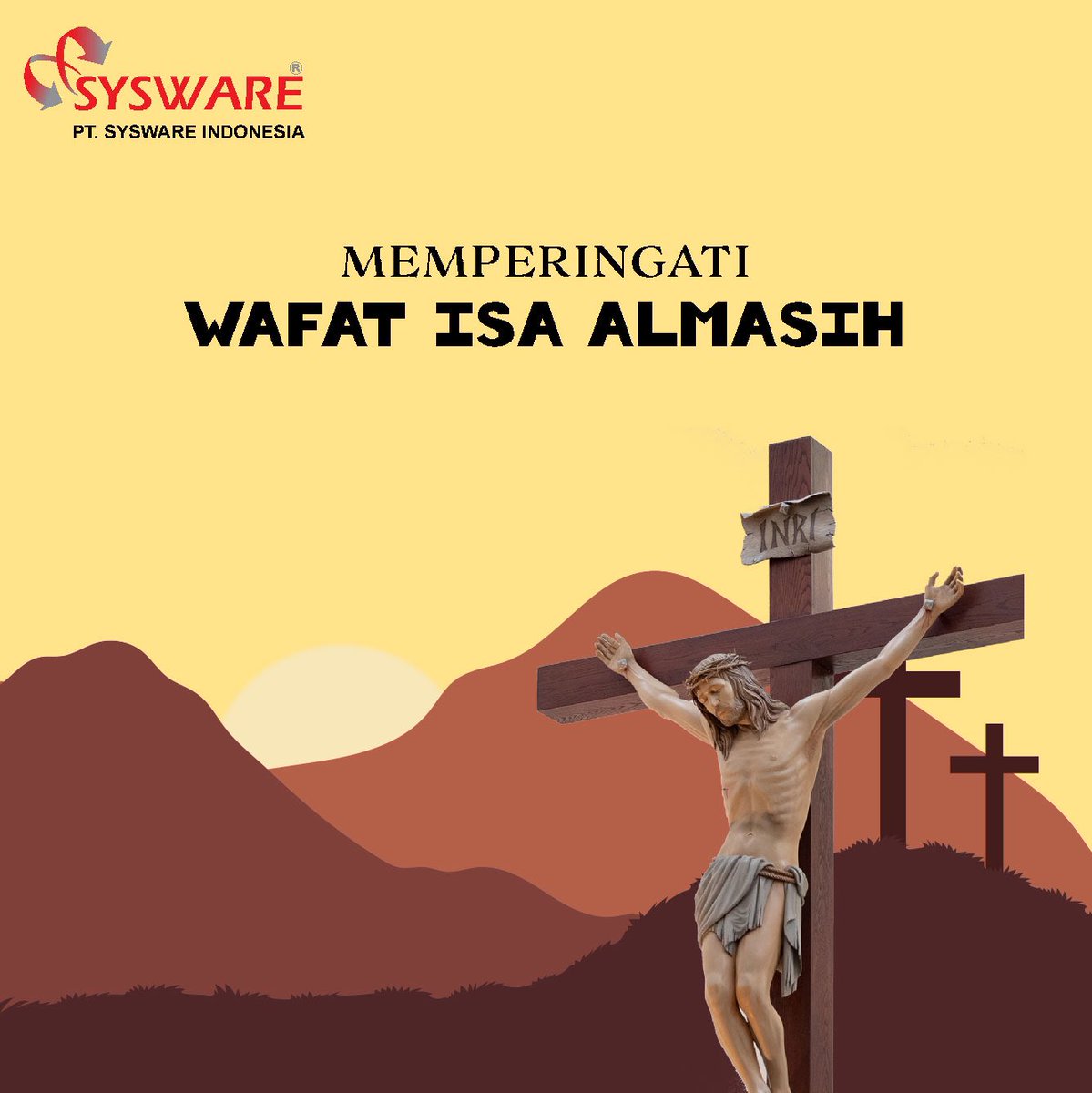 May we all be blessed on this holy Good Friday.
.
.
.
#jumatagung #goodfriday #christ #syswareindonesia