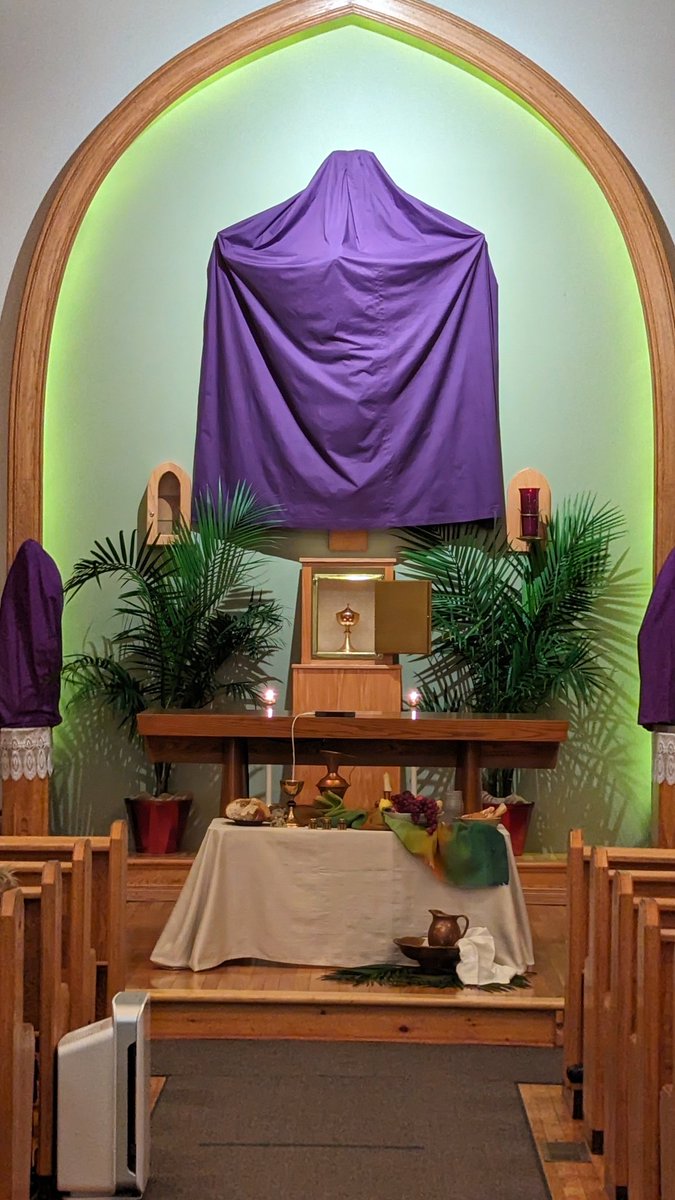 Tonight we begin the Sacred Triduum with the Lord's Supper where Jesus makes a promise - This is my Body which WILL be given up for you. This is my blood that WILL be poured out for you.  Now in the garden of Gethsemane we pray with Jesus,  not my will but thy will be done. #OCSB