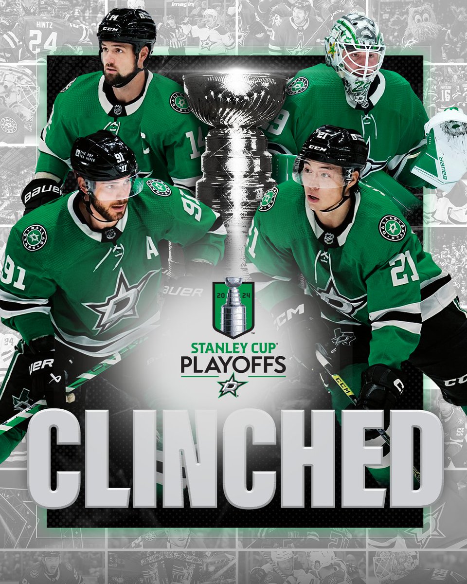 X - DALLAS STARS See y'all in the Stanley Cup Playoffs! #TexasHockey