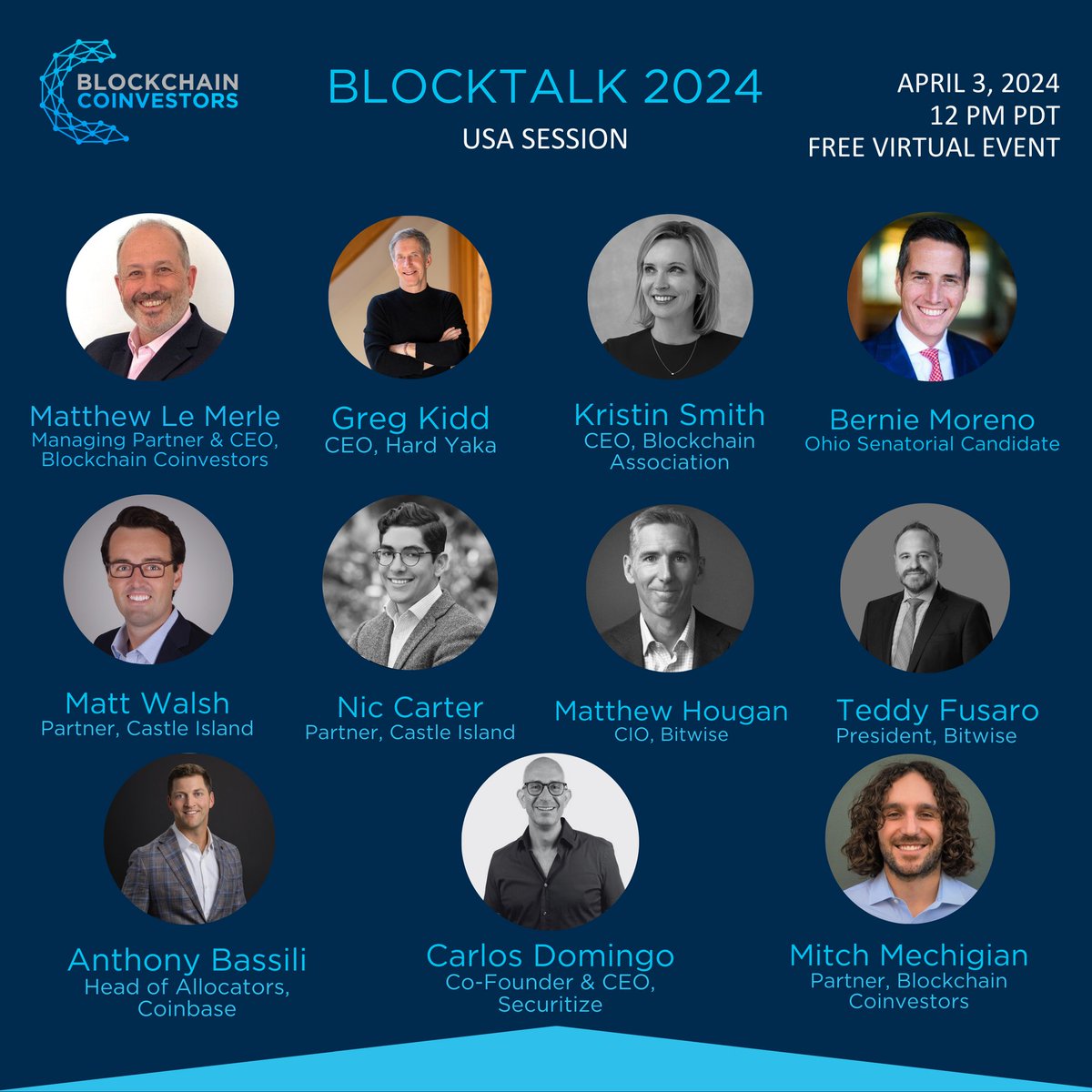 RayFuentesIO's tweet photo. @UpholdInc CEO @SMcLoughlin00 and @_HardYaka CEO/@LinqtoInc’s Strategic Advisor @GregKidd will be speaking at #BlockTalk2024 on April 3rd. Register for the virtual conference here: https://t.co/OeNdTPGXFZ #Blockchain #Tokenization #Invest