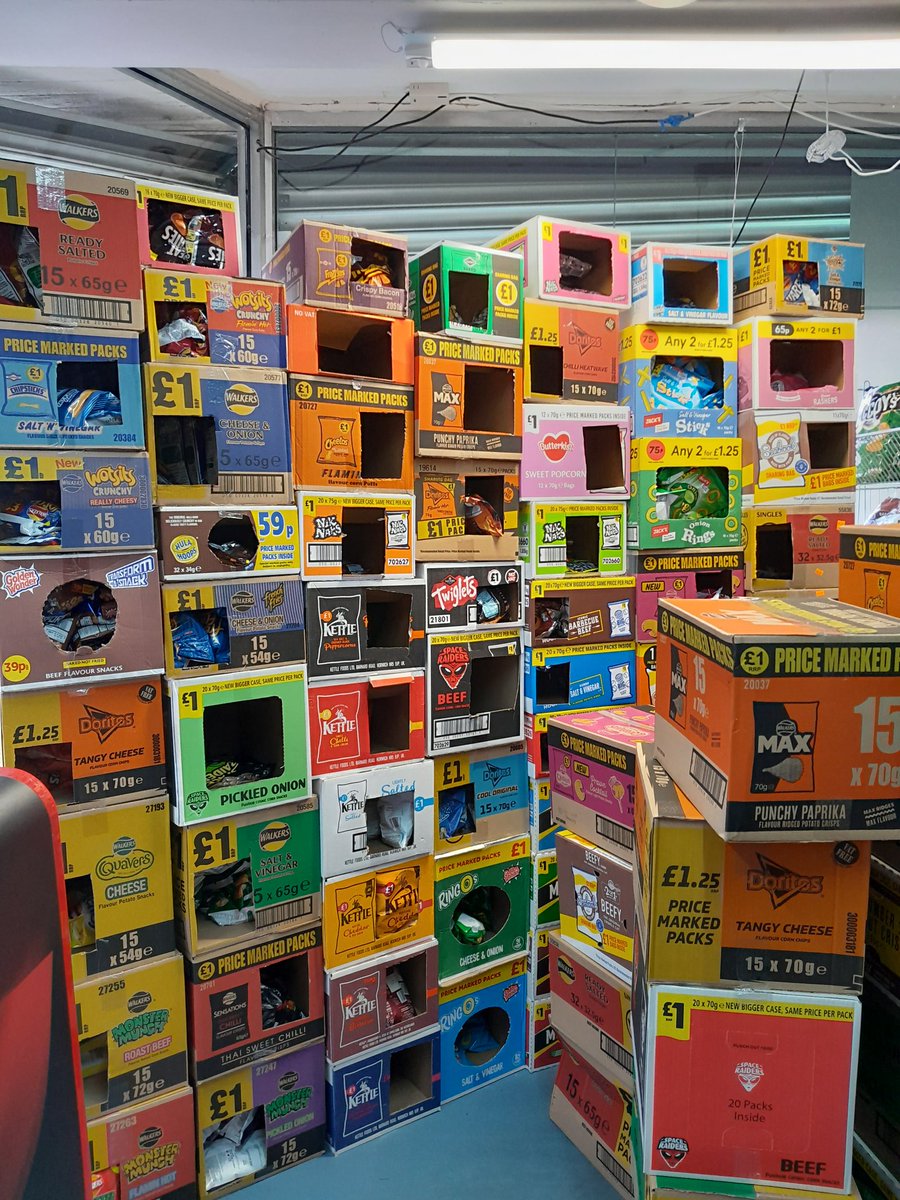 uselessdirge's tweet photo. I often think of the snack wall I saw in a Sheffield newsagents a couple of years ago. Hope it's doing well. https://t.co/qRX0N1Zh3W