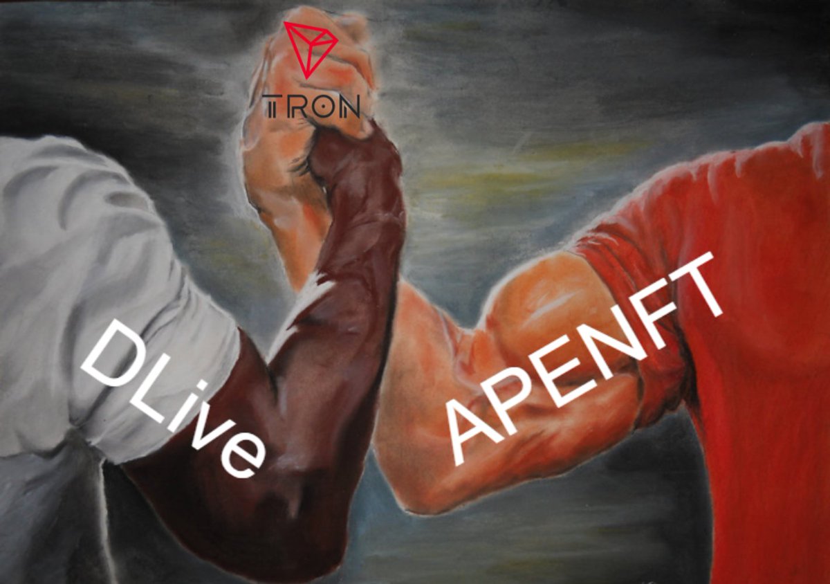 #TRONICS, the #TRONNetwork is about to get seriously buff 💪 @OfficialDLive + @apenftorg... make it happen? 😉