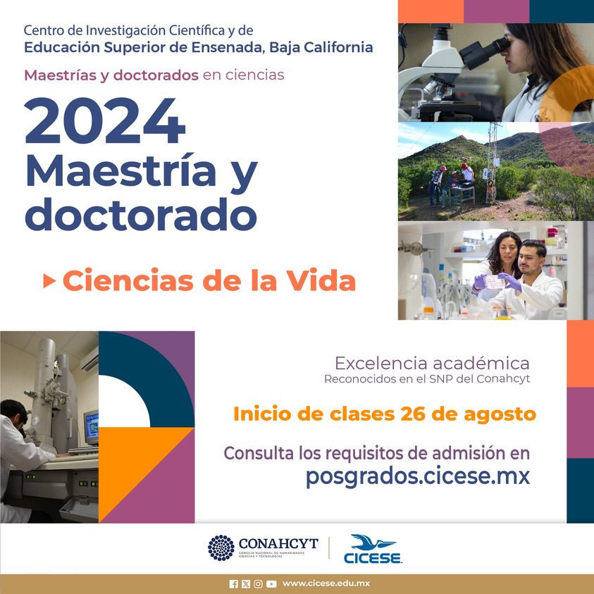 Posgrado en Ciencias de la Vida CICESE tweet media