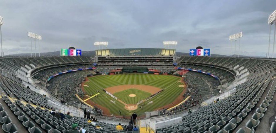 Oakland Fans are pumped for this year as you can tell by the attendance