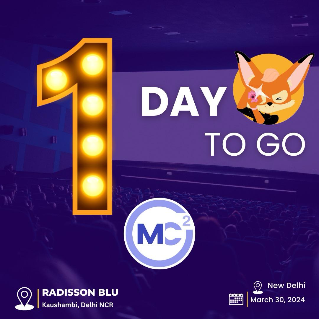 🕺💃Just a Day More!! We are super excited to see you all tomorrow🥂🕺💃 @SenpaiTech @ValueHub_ @360degreecloud @HztlDigital #MarketingChampion #MomentMarketer #trailblazercommunity