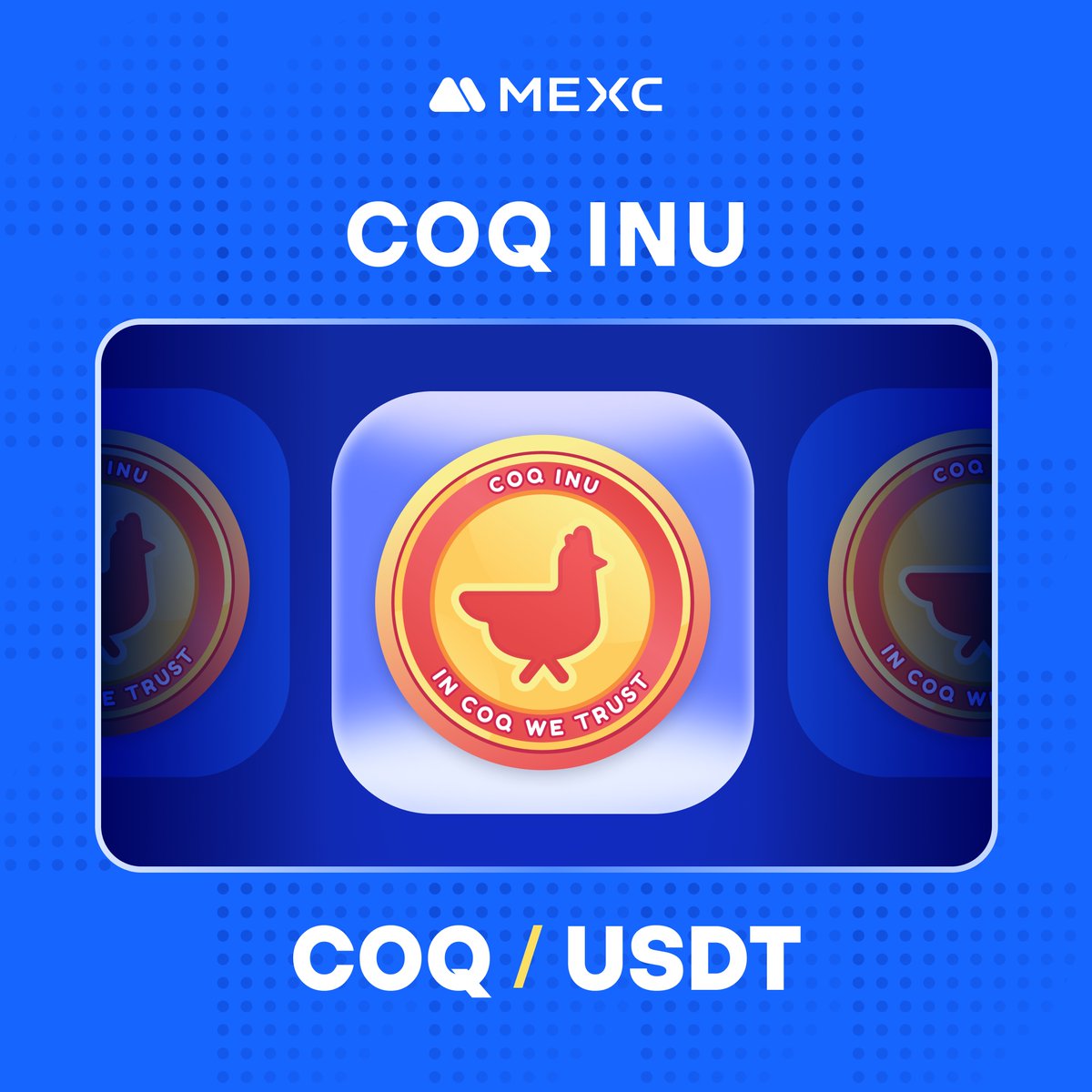 MEXC's tweet photo. We're thrilled to announce that the @CoqInuAvax Kickstarter has concluded and $COQ will be listed on #MEXC! 

🔹Deposit: Opened 
🔹COQ/USDT Trading: 2024-03-29 04:00 (UTC)

Details: https://t.co/fkUVAKkFP4 https://t.co/iCNvI9sbuV
