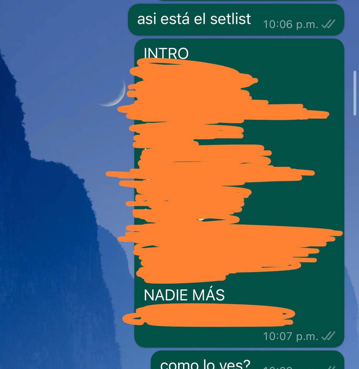 nsqkk's tweet photo. pal norte ahí te veo 

7:40 PM 

Club Social

adelanto del setlist 🐜 https://t.co/FaRxX5QFcg