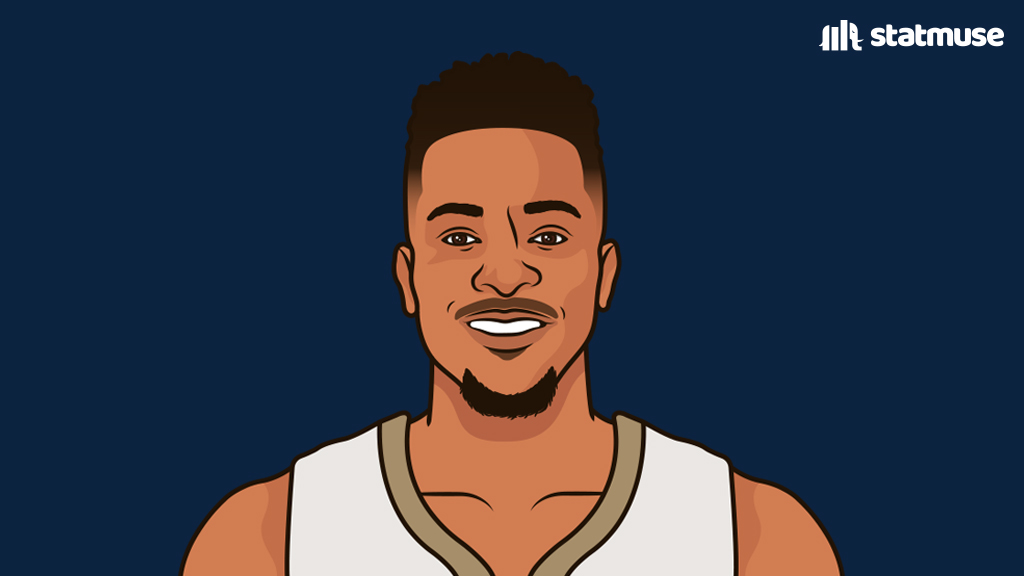 statmuse's tweet photo. Dame vs CJ tonight:

20 PTS                                  25 PTS
5 REB                                     7 REB
7 AST                                     7 AST https://t.co/8K5Jxf52vw
