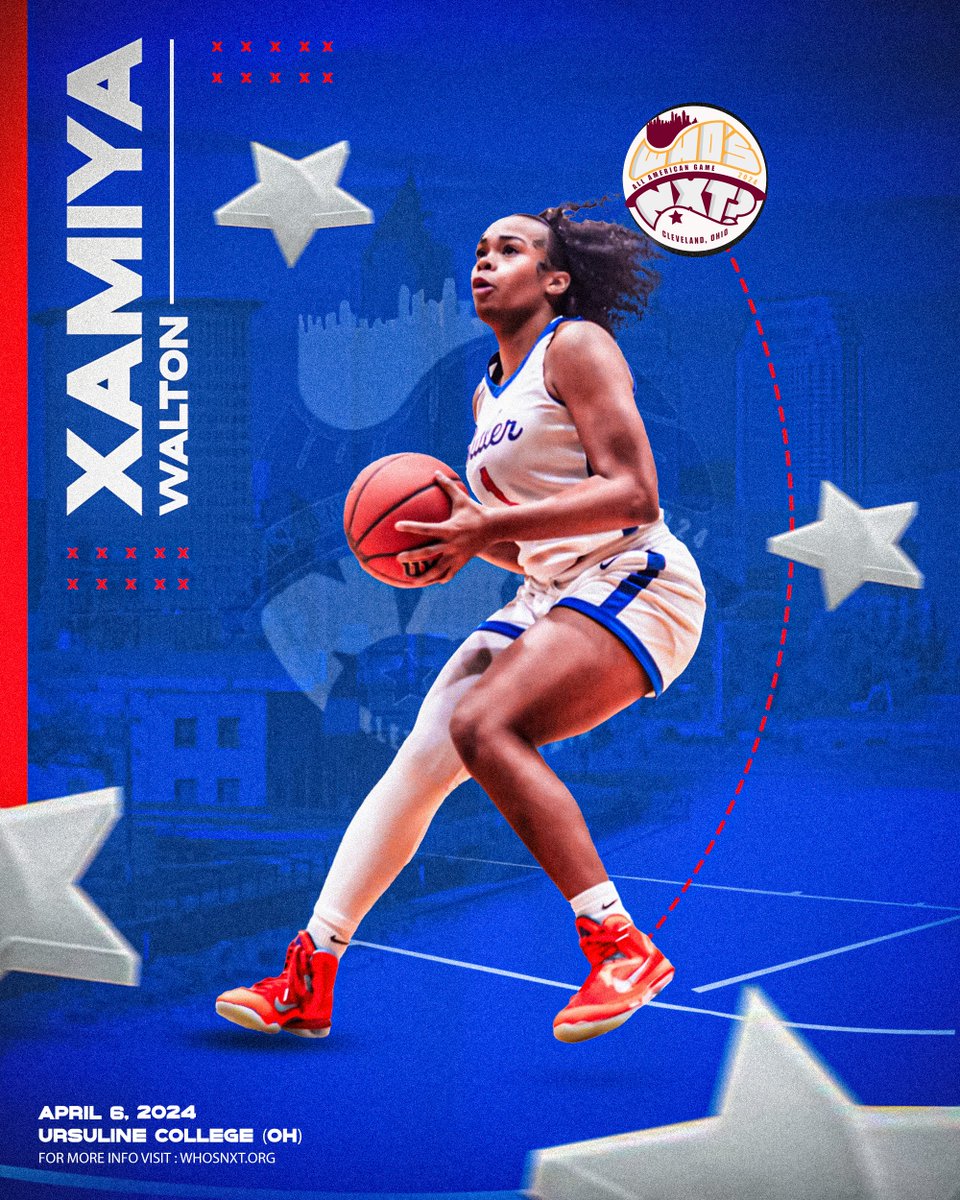 ☔️We have the shooter @MyMyBuckets in attendance for our 7th Annual WHO'S NXT? All-American Game. 📍Cleveland, OH (Ursuline College) 🗓Sat April 6 ⏰1:30pm 💻 @WhosNXTaa 🏀 @nuwbball