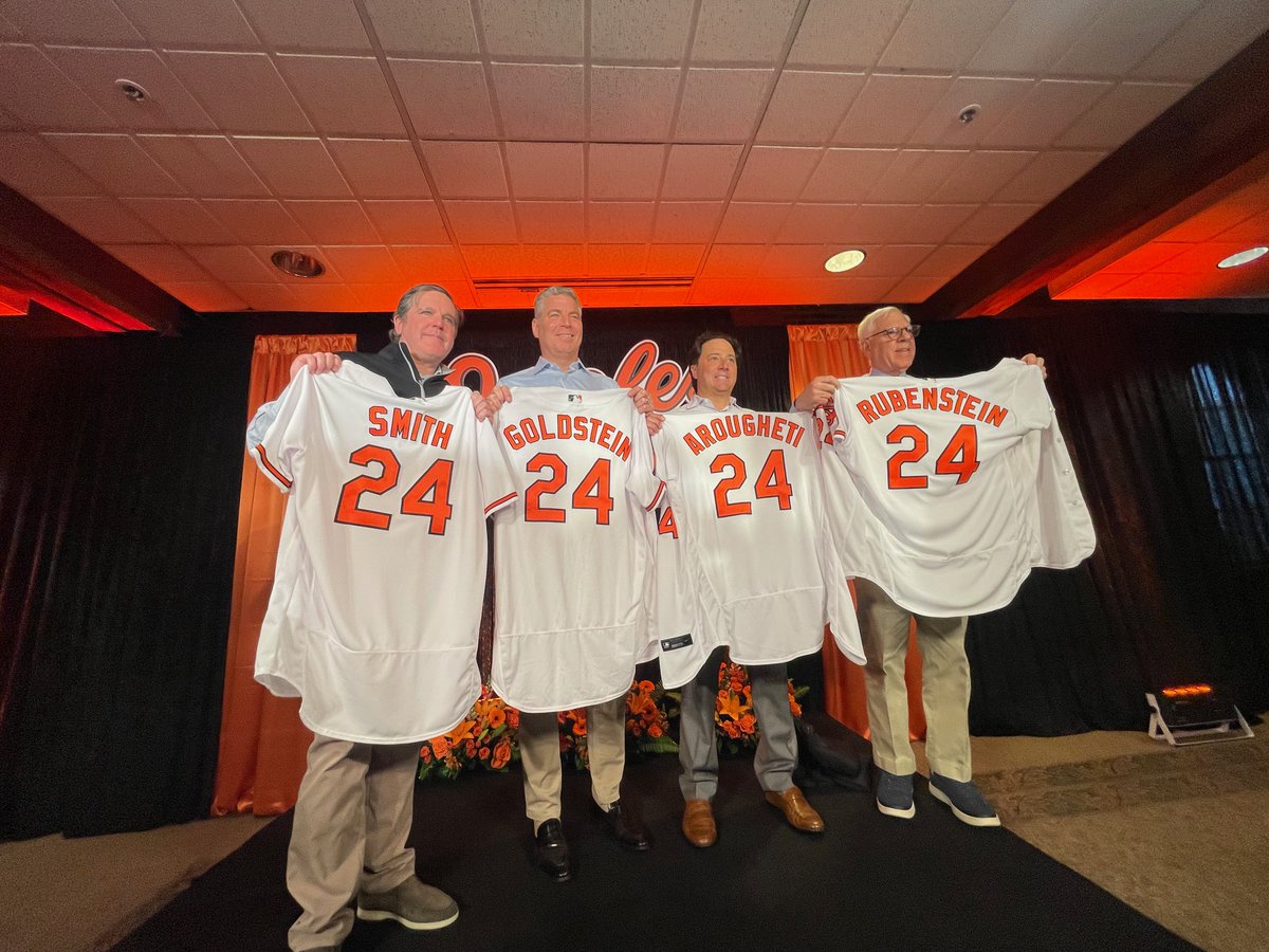 11-3 ... a nice way to start the season. Honored to have four esteemed Maryland leaders join us. Go @Orioles