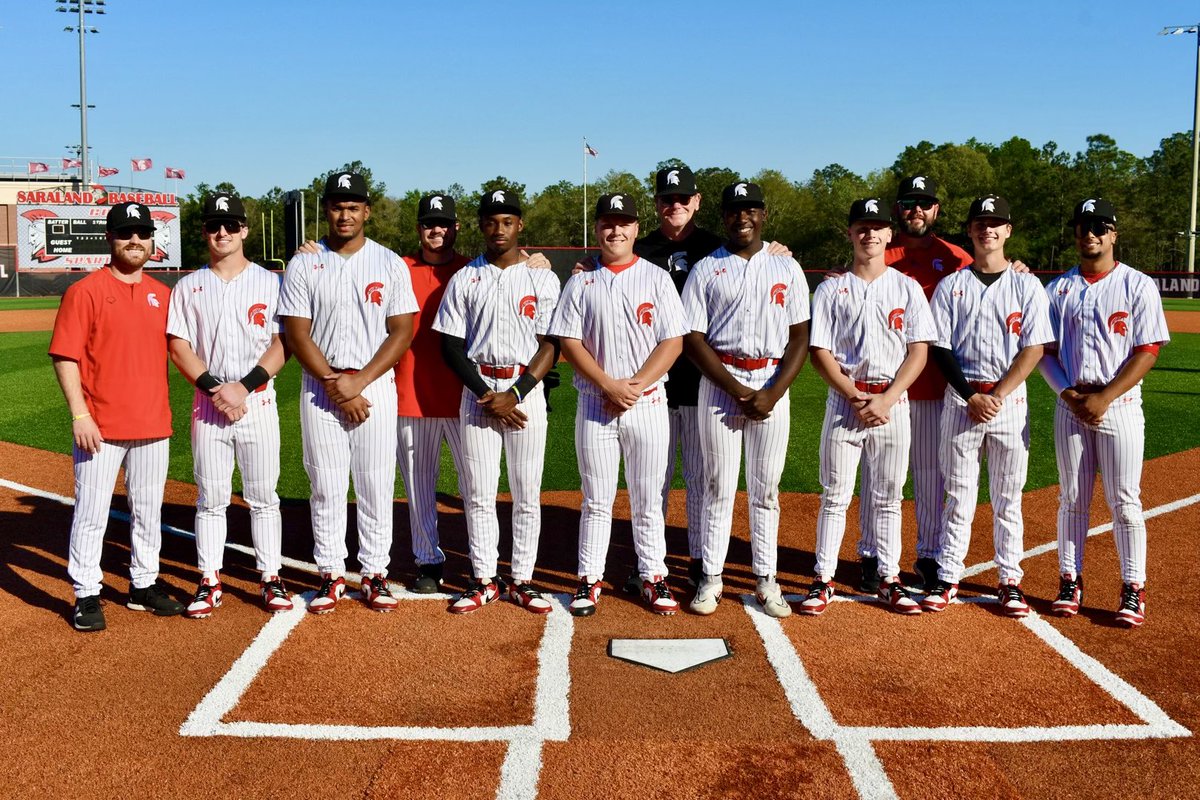 Saraland 13 Murphy 3 Great night to honor our seniors!! -EvanHilliard 11 k’s to earn the W -Fuller Chisholm double/Triple! -Mike Smith 3 Hits/6SB -Santae McWilliams 2 Hits -Camron Laffitte 2RBI’s -Brooks womble Hit/R/3SB -Cam Warren 3 runs/2SB 20-4 record overall 3-0 in area