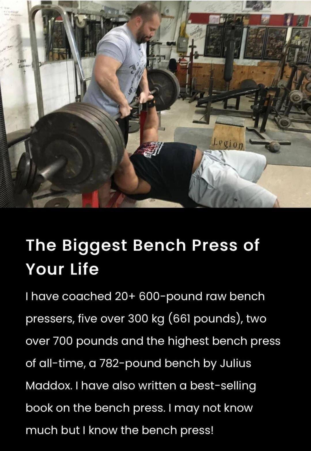 Josh Bryant on X In elite iron game circles nothing is more coveted than a big bench press In high school the bench press is your bragging right. In the collegiate and