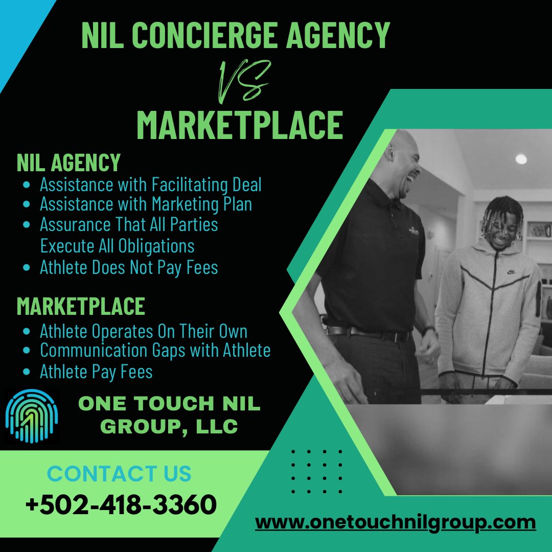 One Touch NIL Group focuses on the relationship between businesses and college athletes. We ensure that all the needs of the business are met while providing guidance and support for the athlete.