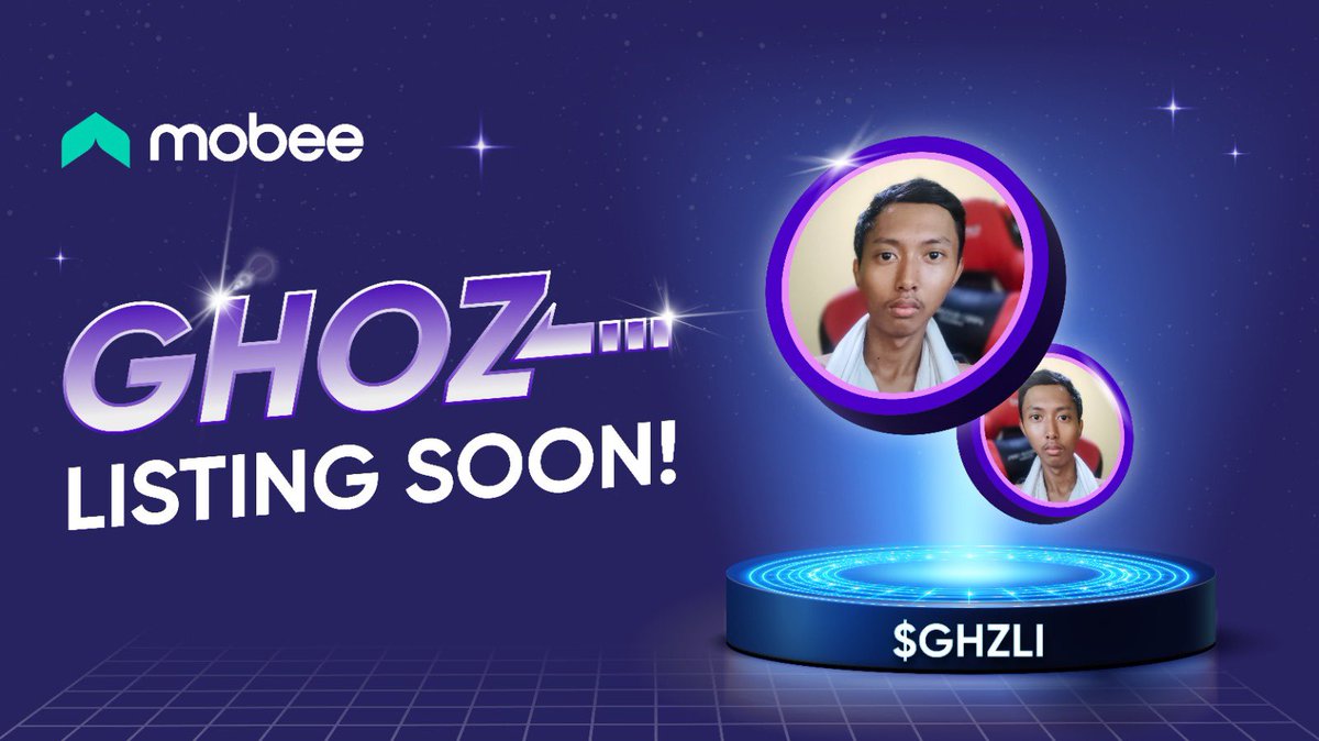 🚀 Upcoming New Listing 🚀 Mobee will list $GHZLI 404 @Ghozali_Ghozalu soon! Share in the comments what you like about this project 👇 #GHZLIinMobee