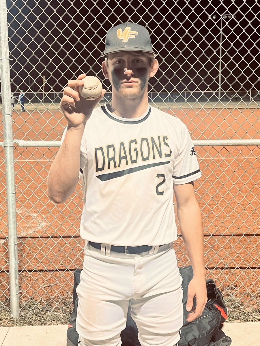 Multiple sport standout Zac Evans of Valley Falls (2-1A⚾️) had quite the double header today in the sweep over Horton. He hit a three-run home run in game one and a no hitter in the second game. #sportsinkansas
