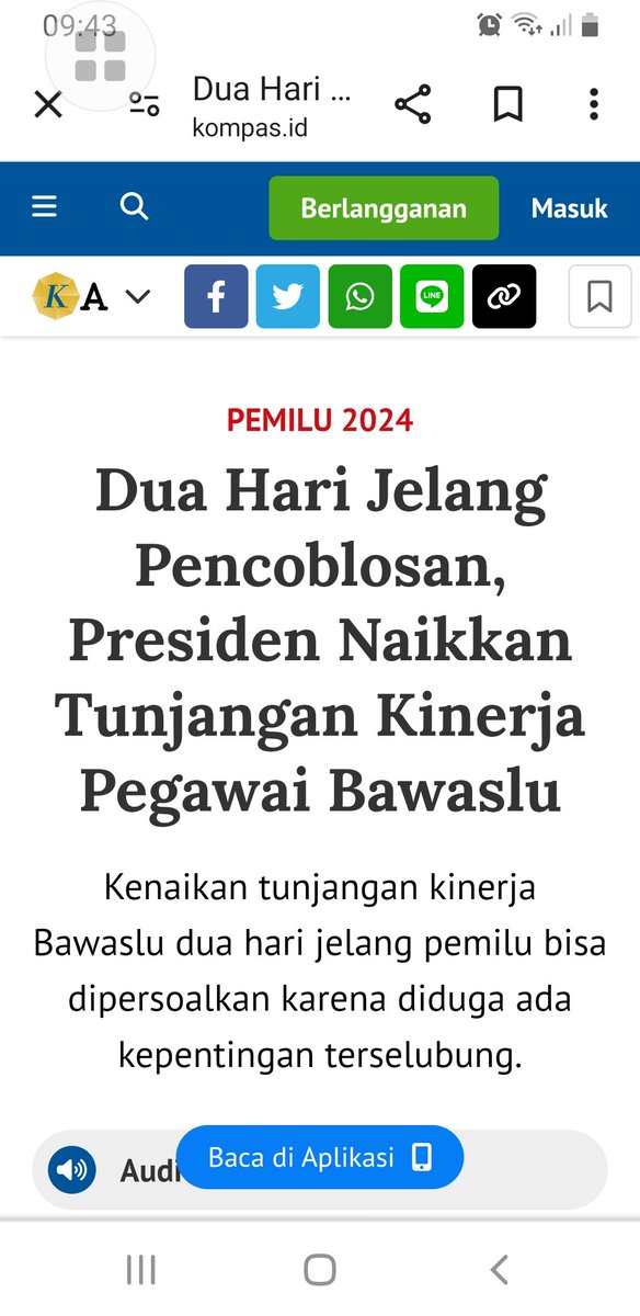 Jawaban pas bawaslu karena mereka juga penerima 'bansos'. Dua hari sblm pilpres gaji mereka dinaikkan oleh Jokowi