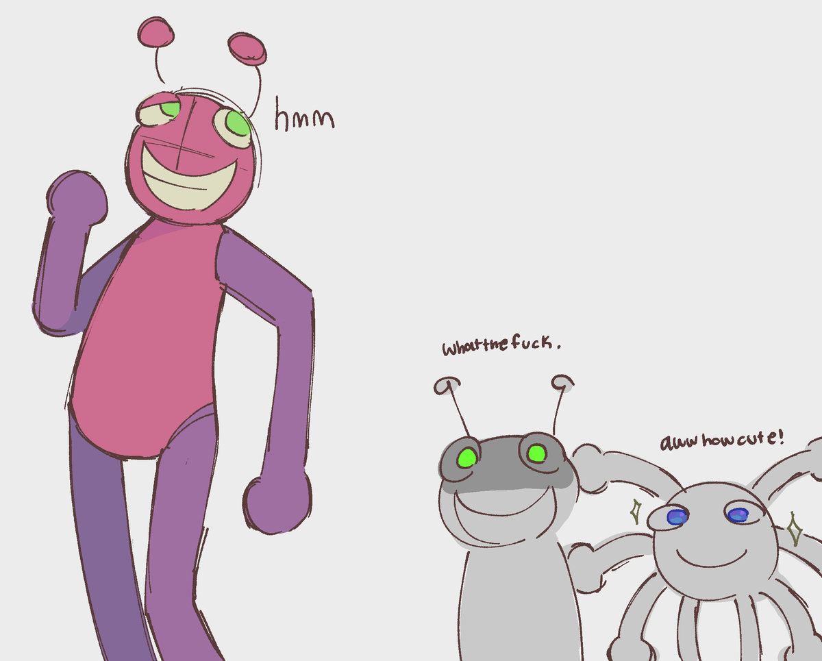 Frowny_brownie's tweet photo. bugbo more like bugstupid hahahahahaha #Bugbo #bugbofanart #gerbo https://t.co/qELsKTFrOA