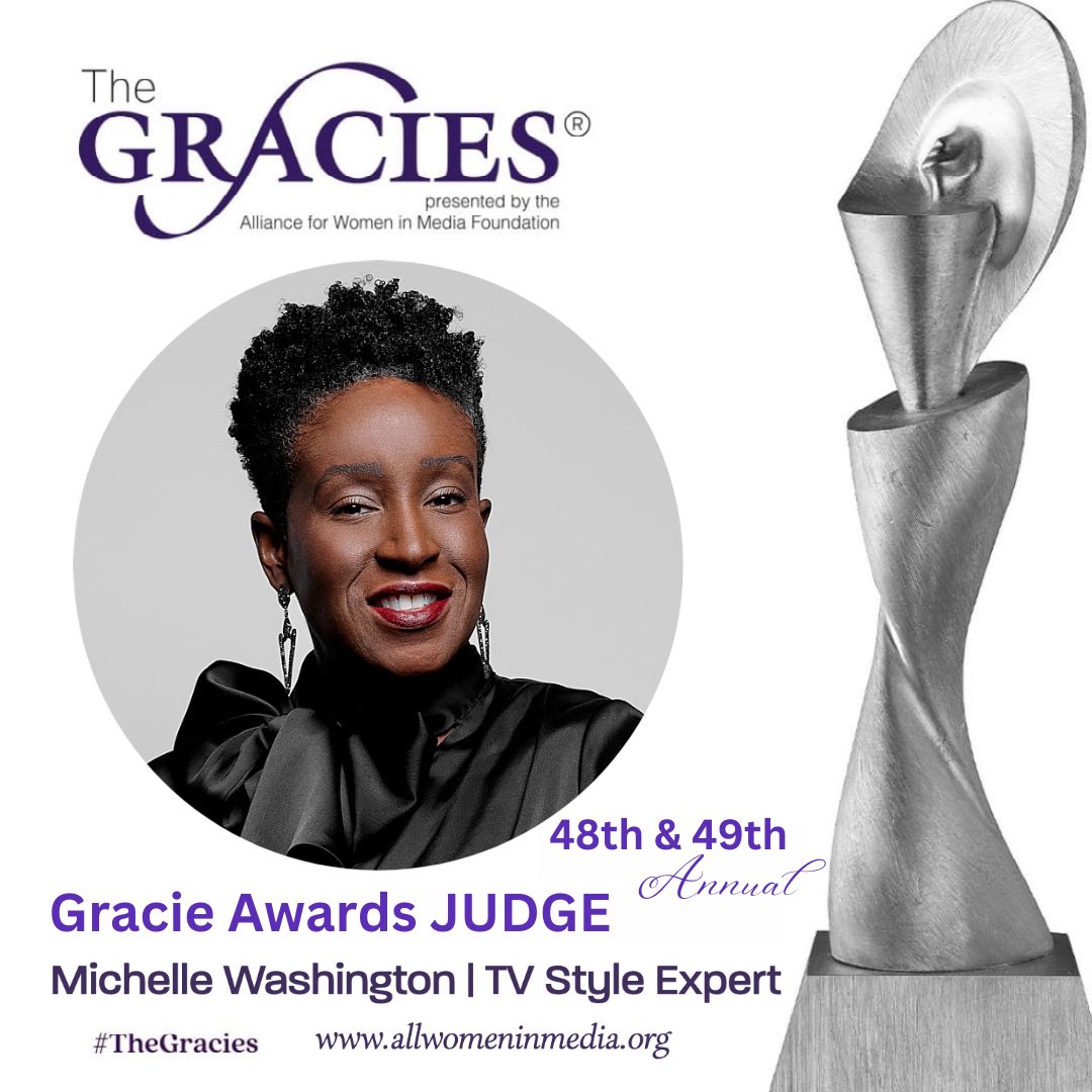 I’m HONORED to have been selected TWICE as a JUDGE for the annual GRACIE AWARDS (this year 49th Annual). @AllWomeninMedia @AWMAustin #TVStyleExpert #TheGracies