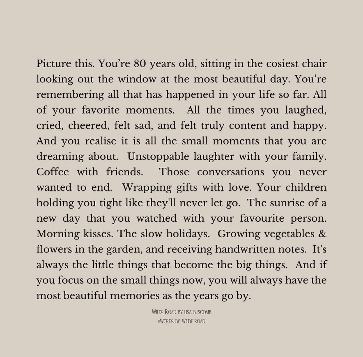 David Brenneman (@dtbrenneman) on Twitter photo Remember to focus on the small things, the moments, because then you will have beautiful memories to treasure. Remember to focus on the small things, the moments, because then you will have beautiful memories to treasure.