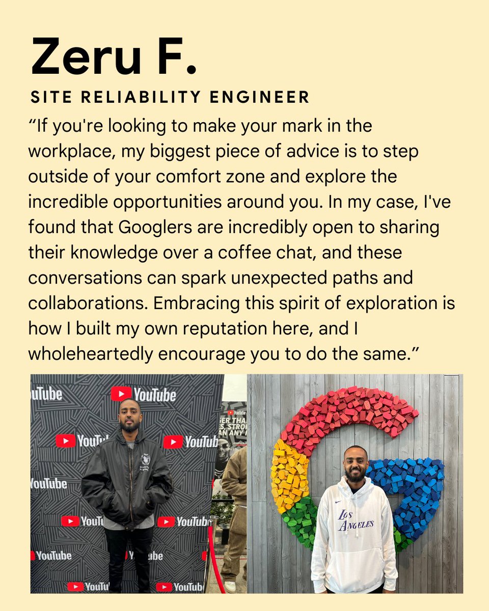 We met with leaders in the Black Googler Network to collect their best career-related advice. Learn about their top tips!