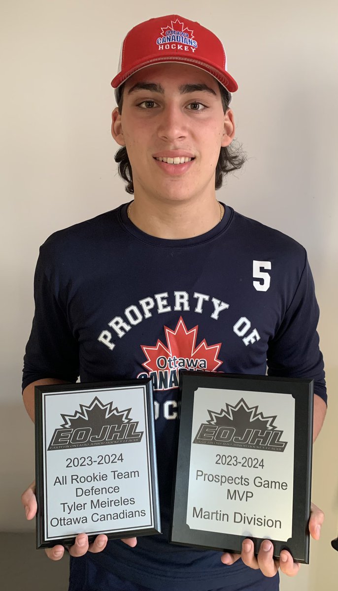 Bergno Meireles (@m_bergn) on Twitter photo Congrats Tyler Meireles. Great achievement for a 2007 D Rookie at EOJHL
<a href="/OttJrCanadians/">X - Ottawa Jr Canadians</a>
<a href="/GradsHockey/">Navan Grads</a>
<a href="/OHLRangers/">Kitchener Rangers</a>
<a href="/TheEOJHL/">The EOJHL</a>
eliteprospects.com/player/876180/… Congrats Tyler Meireles. Great achievement for a 2007 D Rookie at EOJHL
<a href="/OttJrCanadians/">X - Ottawa Jr Canadians</a>
<a href="/GradsHockey/">Navan Grads</a>
<a href="/OHLRangers/">Kitchener Rangers</a>
<a href="/TheEOJHL/">The EOJHL</a>
eliteprospects.com/player/876180/…
