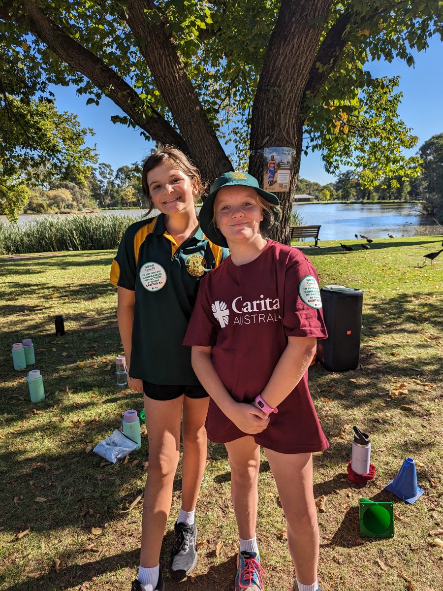 StKiliansSchool's tweet photo. Yesterday we walked/ran laps of Lake Weroona to raise funds for Caritas. This is an annual event for our school, one in which the whole community becomes involved in. Well done to everyone for raising funds and participating in the event. @CaritasAust https://t.co/pGD004v5AT