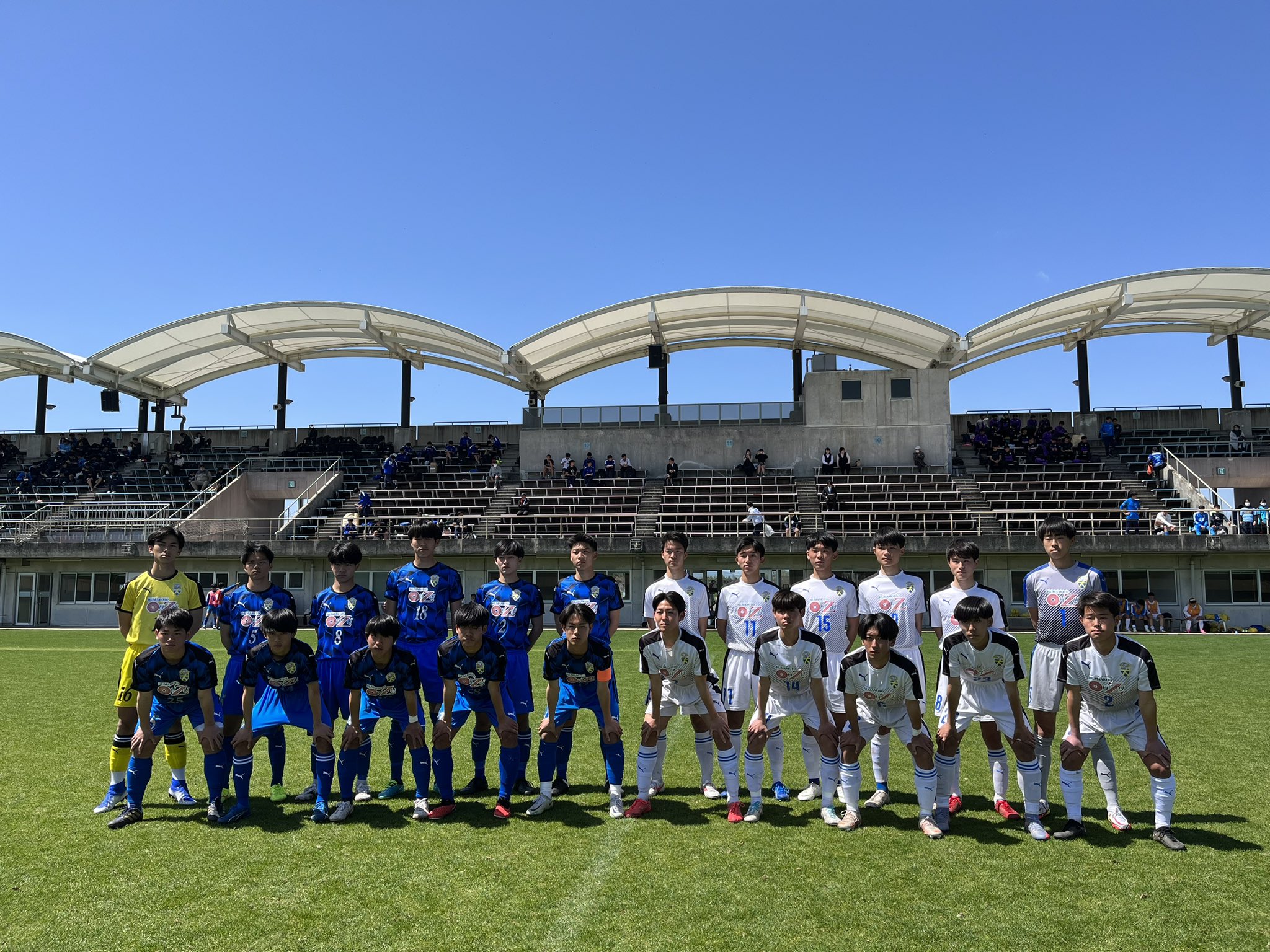 熊本県立大津高校サッカー部 アップ着