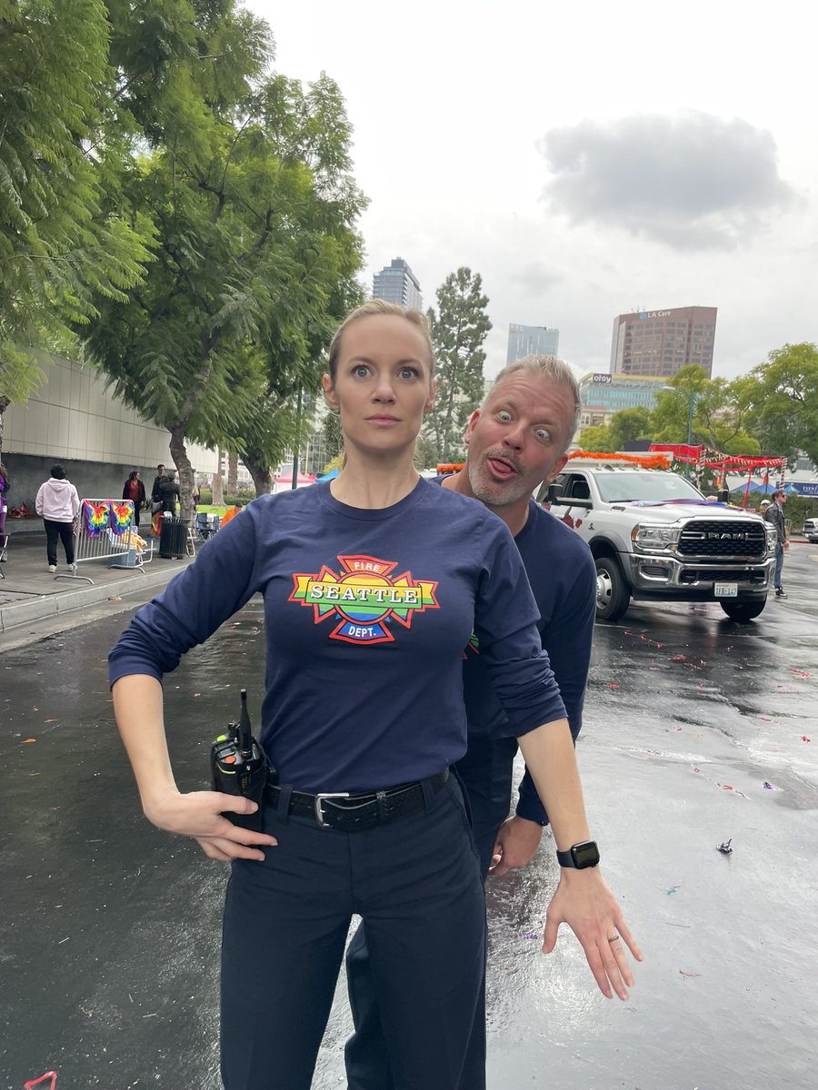 D_SAVRE's tweet image. We had some fun on this one. I hope you enjoyed it as much as we enjoyed shooting it. Here’s just a little BTS of some moments. See you next week! #Station19
