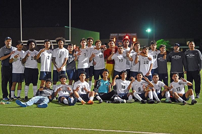 The Cypress Ridge High School boys’ soccer team defeated Houston Sam Houston, 2-1, to advance to the area round of the UIL Class 6A playoffs. The Rams will play Katy Jordan at 7 p.m. on March 29 at Springs Woods High School.