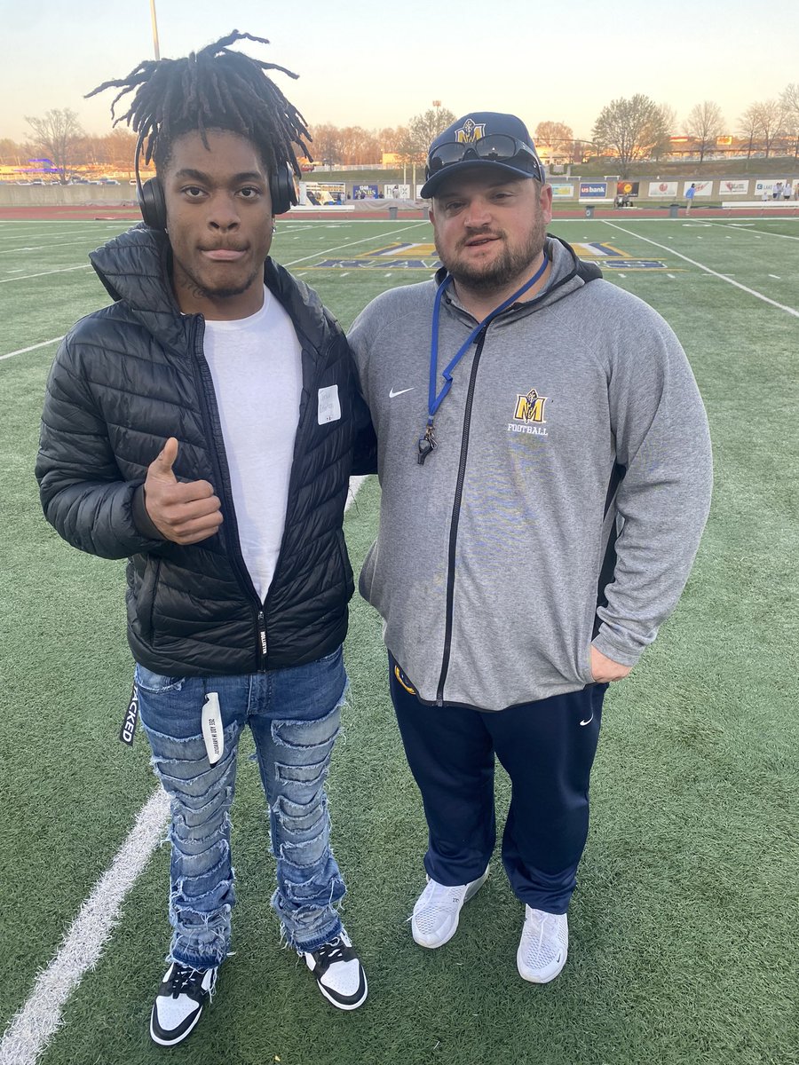 Had a good time watching @racersfootball spring game hope to see you guys in the future @coachjimmyogle @CoachARoss @WrightJody @BrannonTidwell