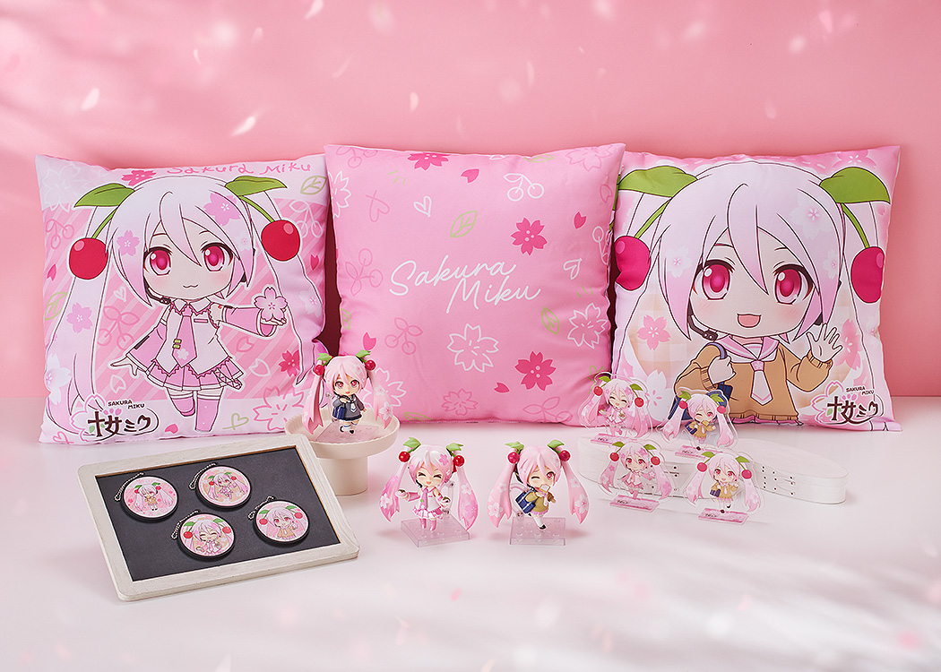 🌸　新商品情報　🌸
** ┈┈┈┈┈┈┈┈┈┈┈┈┈**
　　グッスマくじ 桜ミク'2024'
** ┈┈┈┈┈┈┈┈┈┈┈┈┈**

#桜ミク をテーマにした #グッスマくじ が登場✨
セブン−イレブン、イトーヨーカドーにて販売予定です！

▼商品詳細はこちら
s.goodsmile.link/hpP

#goodsmile #初音ミク