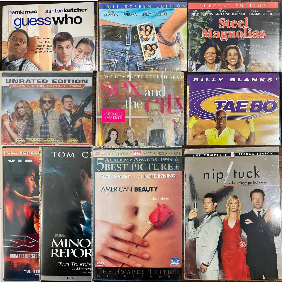 FireSale_Games's tweet photo. Dive into a sea of stories with our DVD bundle! 🎬 From the thrills of 'XXX' to the laughs in 'Guess Who', every film fan's desire is covered. Which of these DVDs would you watch first for a perfect movie night? #MovieMarathon #CinemaLovers #FireSaleCollection #DVDDeals https://t.co/soXVIX0VTi
