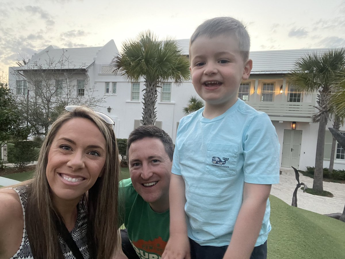 Can’t believe this is our last Spring Break as a family of 3! 🥺❤️🌴🐠#30A