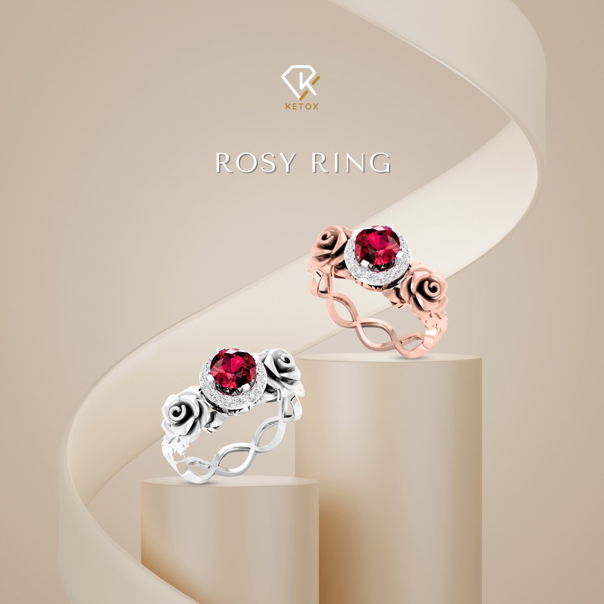 Radiant Rosy Rings 🌹💍 Sparkle and Shine ✨ Discover Floral Elegance.

#RosyRingBeauty #GlowingSkinGoals #RadiantRosy #FloralBeauty #RosyCheeksMagic #Bloom #NaturalRosyGlow #FlowerPowered #NaturalRosyGlow #FlowerPowered #Ketoxjewellery