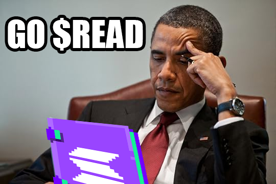 theSolRead's tweet photo. @sb15041982 @realdogen @IHunt100xGems @dolandtremp_sol it's time to $READ https://t.co/3vJsliG2ZX